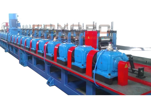 Seat steel beam roll forming machine Cold bending machine Rolling machine Round steel pressing machine Rolling forming machine Shaped steel forming line